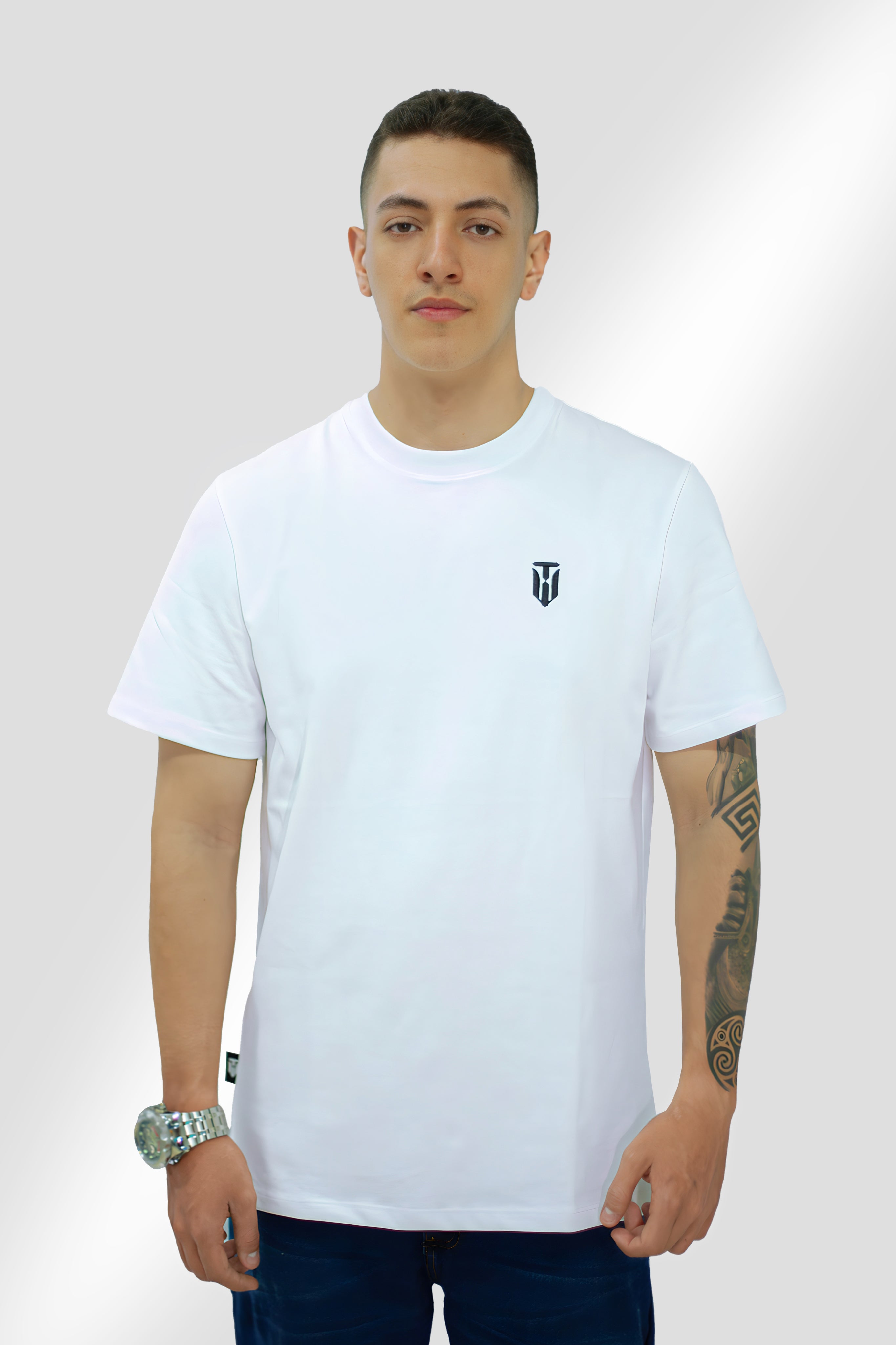 Camiseta blanca BEGIN para hombre THONS WORF - vista frontal